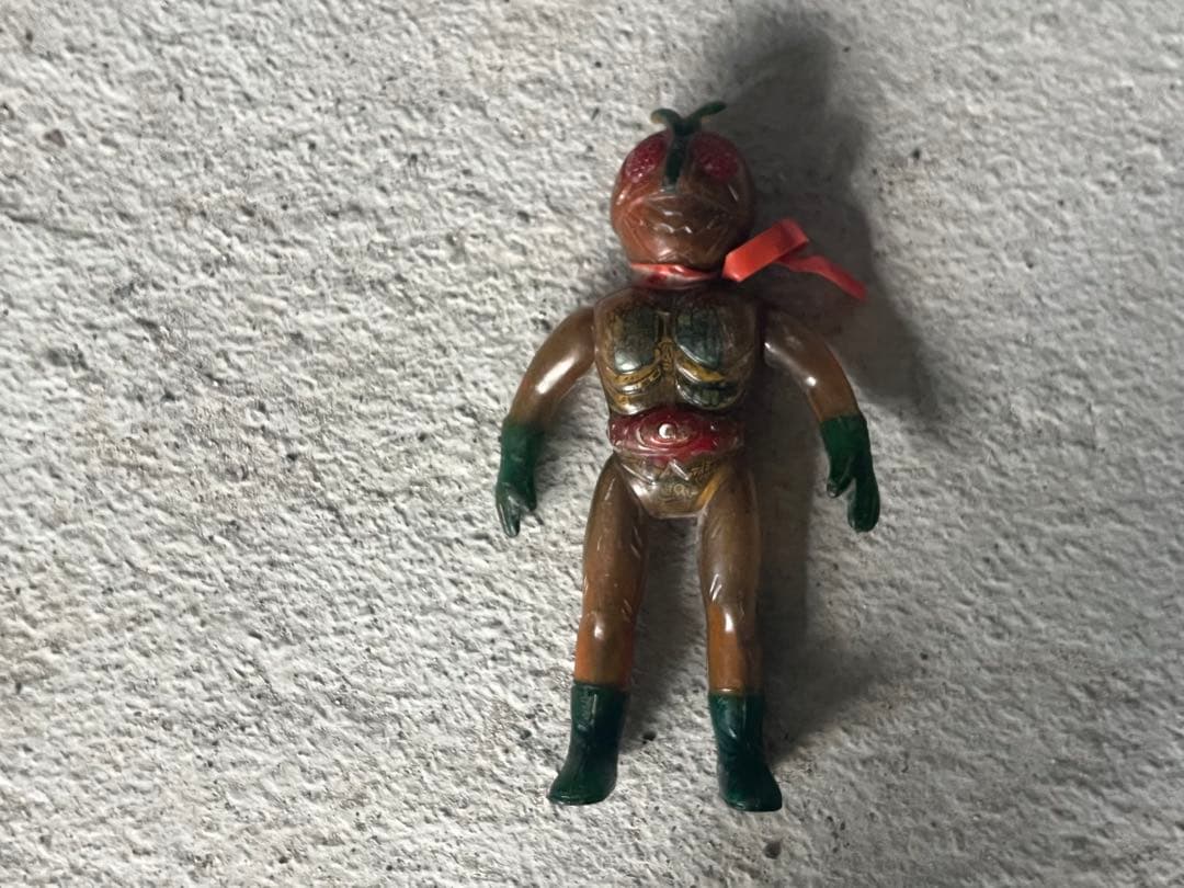 ポピー 仮面ライダー ソフビ 改造人間 仮面ライダー スケルトン クリア