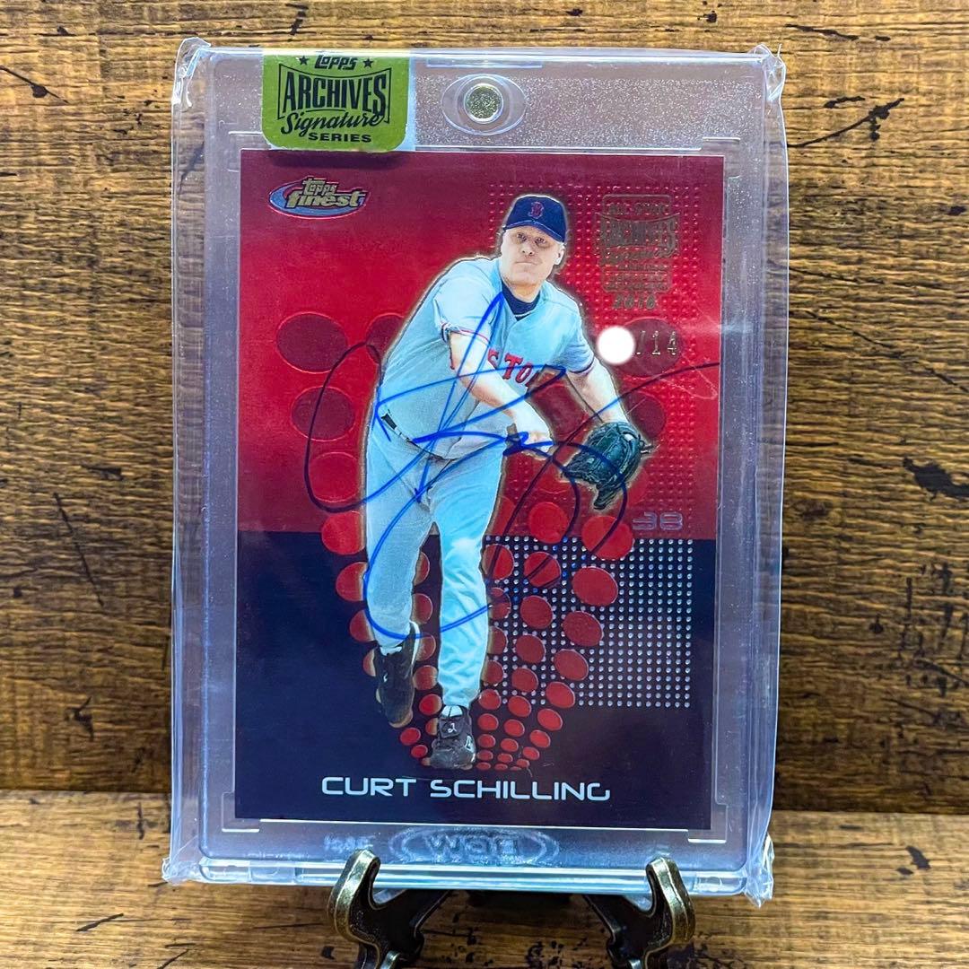 カートシリング 世界14枚限定 直筆サインカード レッドソックス