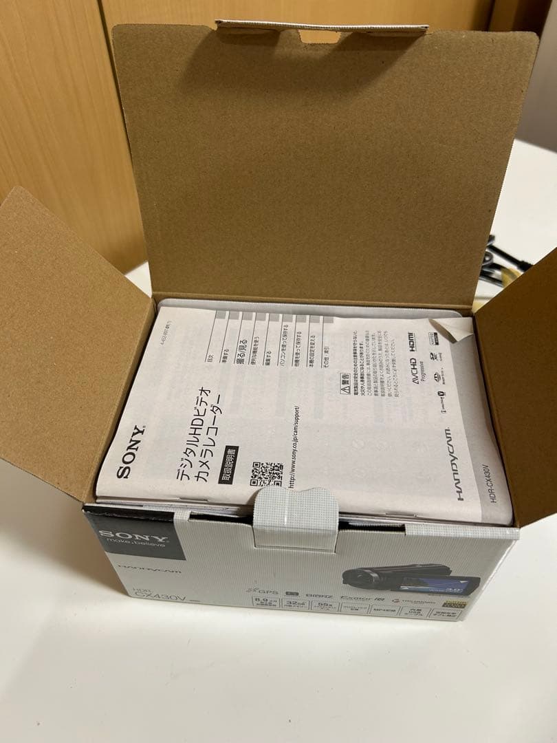 Sony HDビデオカメラ HDR-CX430V　SDカード　ケース付