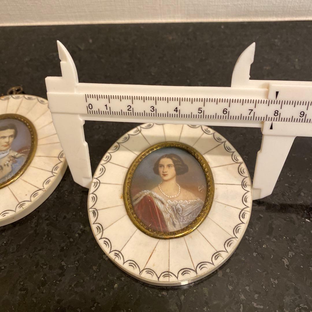 【蔵出し♡海外】人物画 ミニチュア　4作