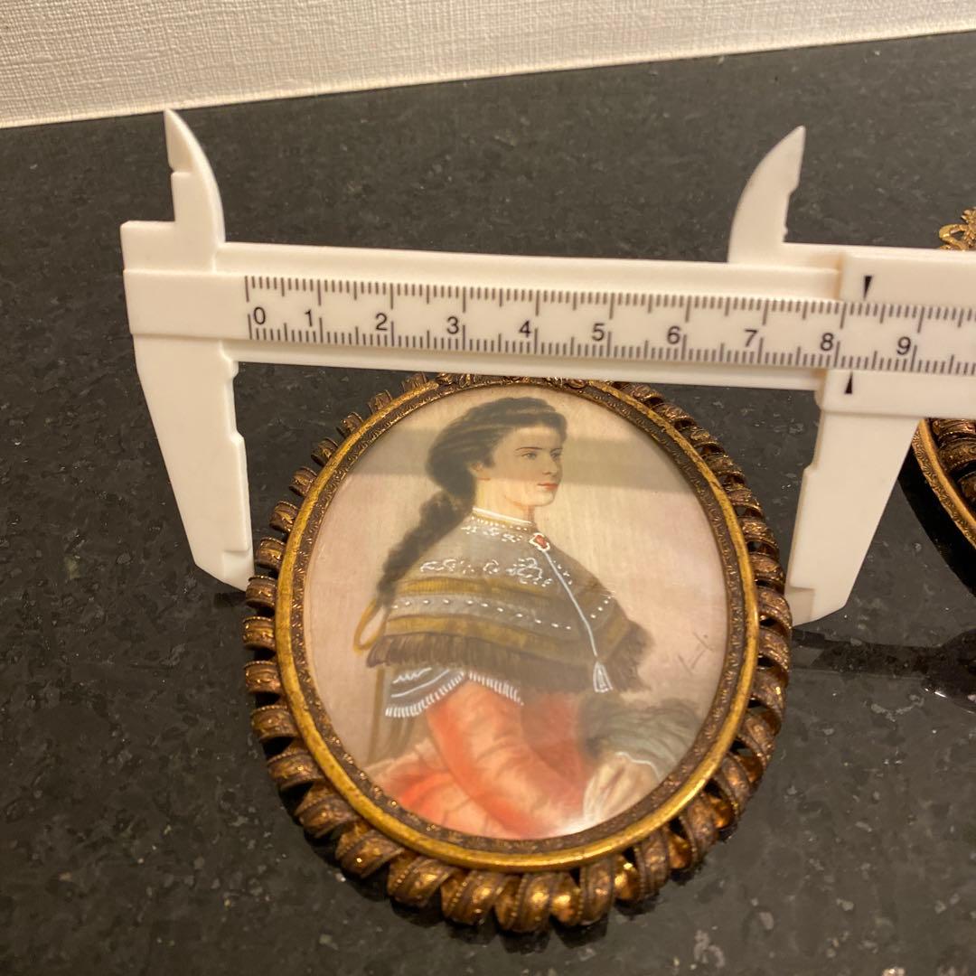 【蔵出し♡海外】人物画 ミニチュア　4作