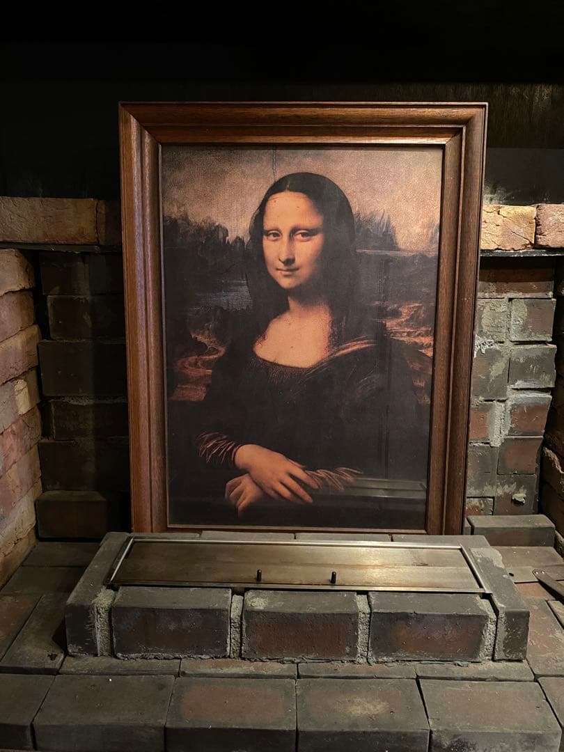 モナリザ 無垢木製フレーム肖像画55×73