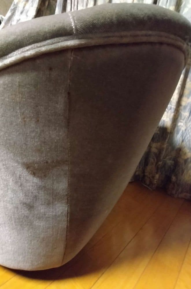 レトロなグリーンmaruniマルニ木工 グリーンベルベット ベルサイユ