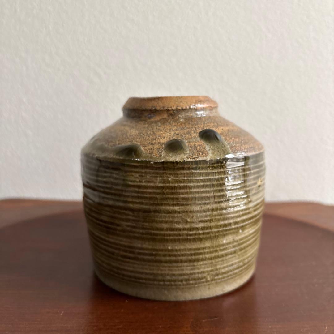 櫛掻　抹茶碗 民藝