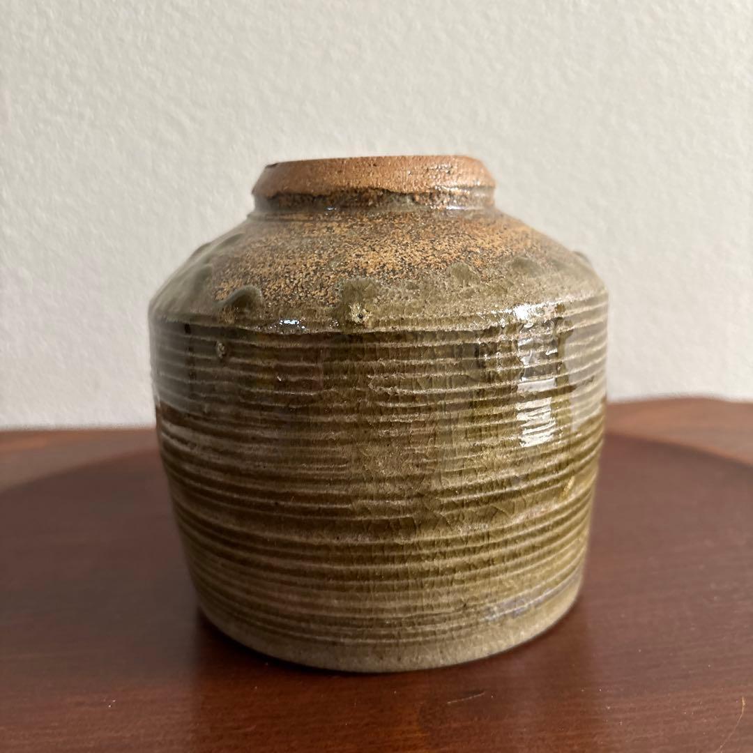 櫛掻　抹茶碗 民藝