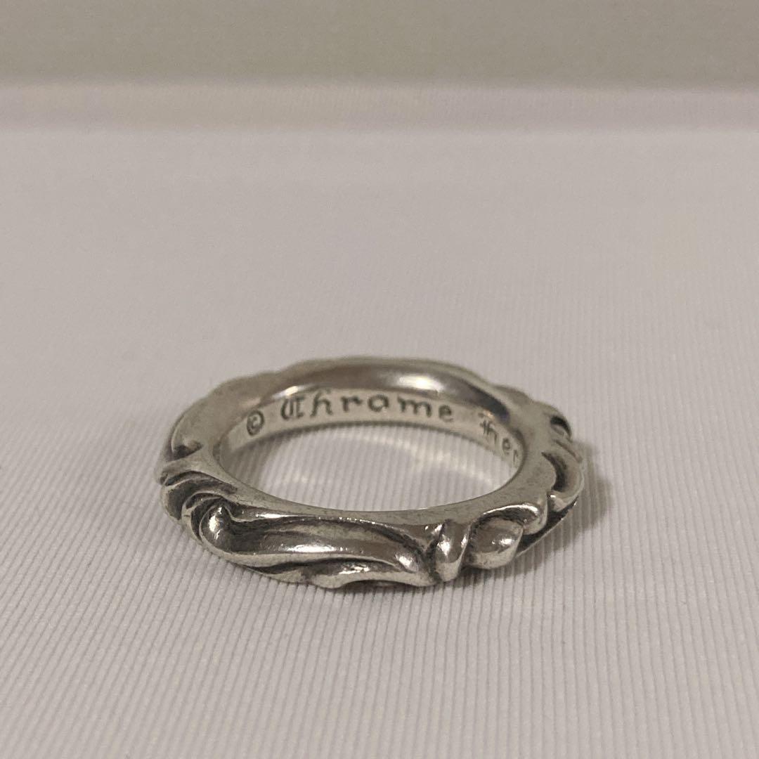 クロムハーツ クスロールバンドリング US7号 原本無修正