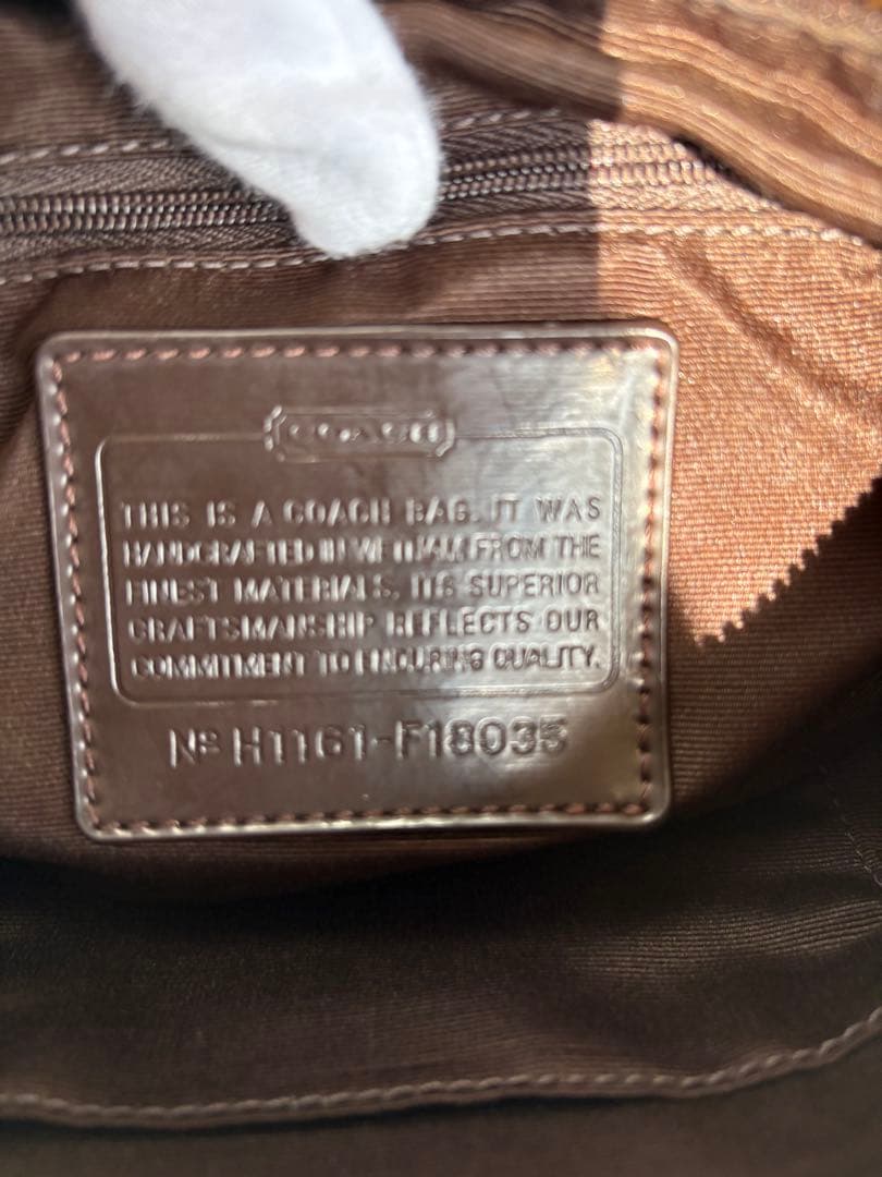 【美品】COACH コーチ　シグネチャー2wayショルダーバッグ　斜め掛け