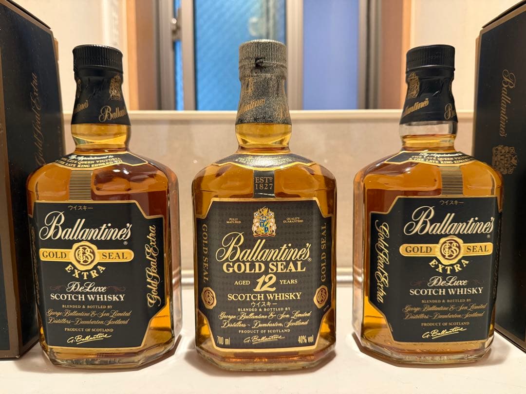 Ballantine's Gold Seal 2点 12年 1点ウイスキー 古酒