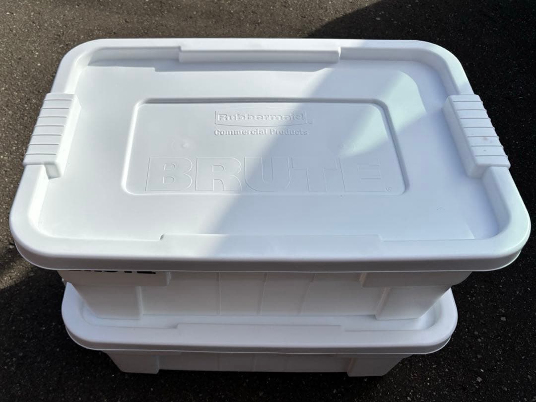 BRUTE ブルート トートボックス 53L ホワイト 2個セット BRUTE