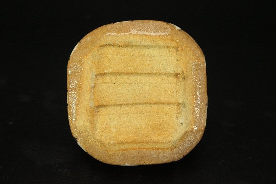 茶道具 香具 織部 香合 美品(RC944)