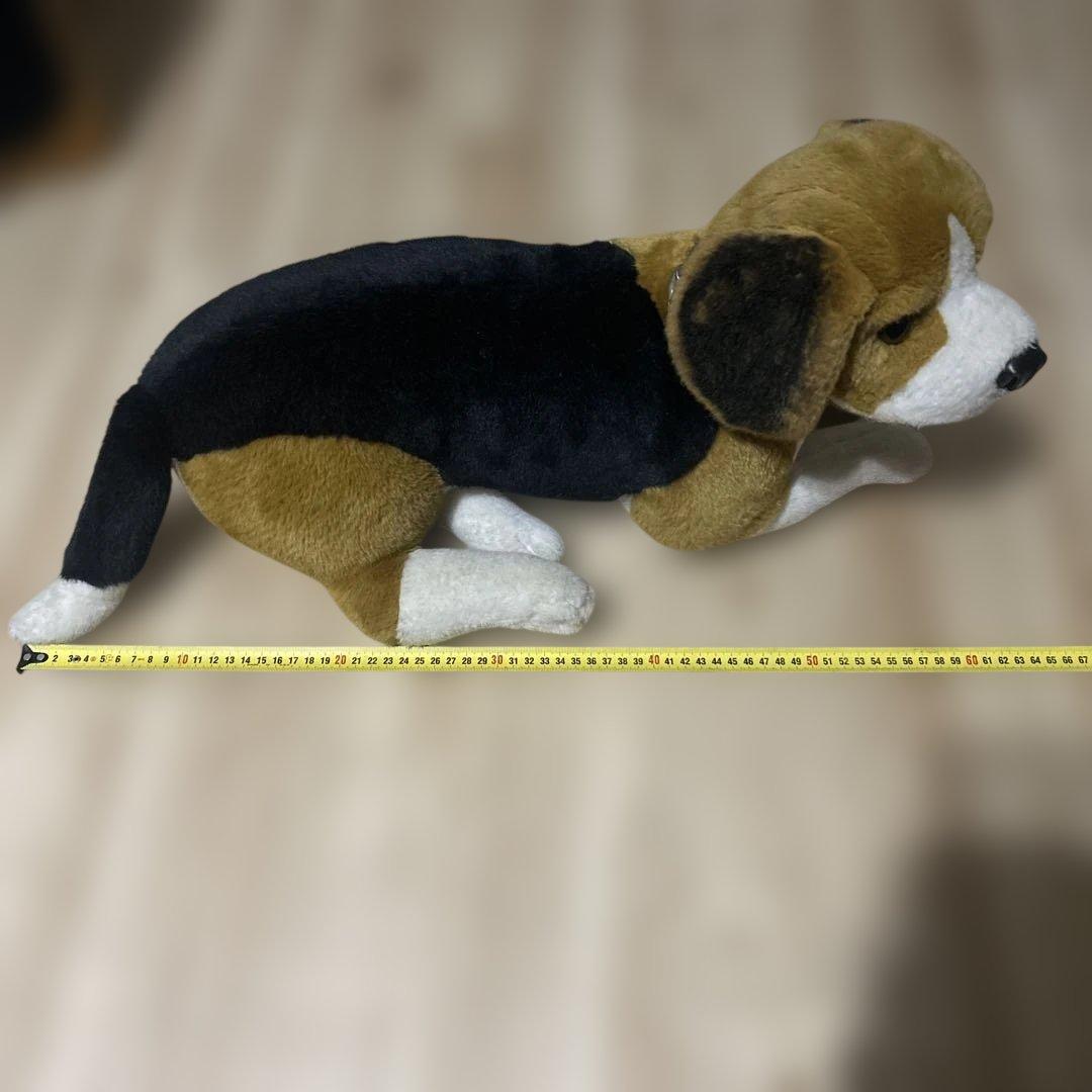 【ぬいぐるみ】犬 ビーグル　大型 リアル レトロ