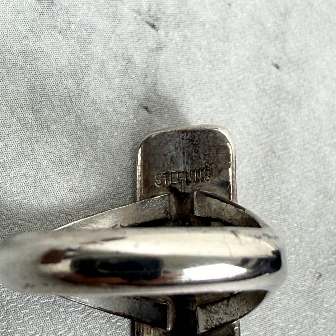 NAVAJO RANDY SECATERO シルバーリング 希少品　16号