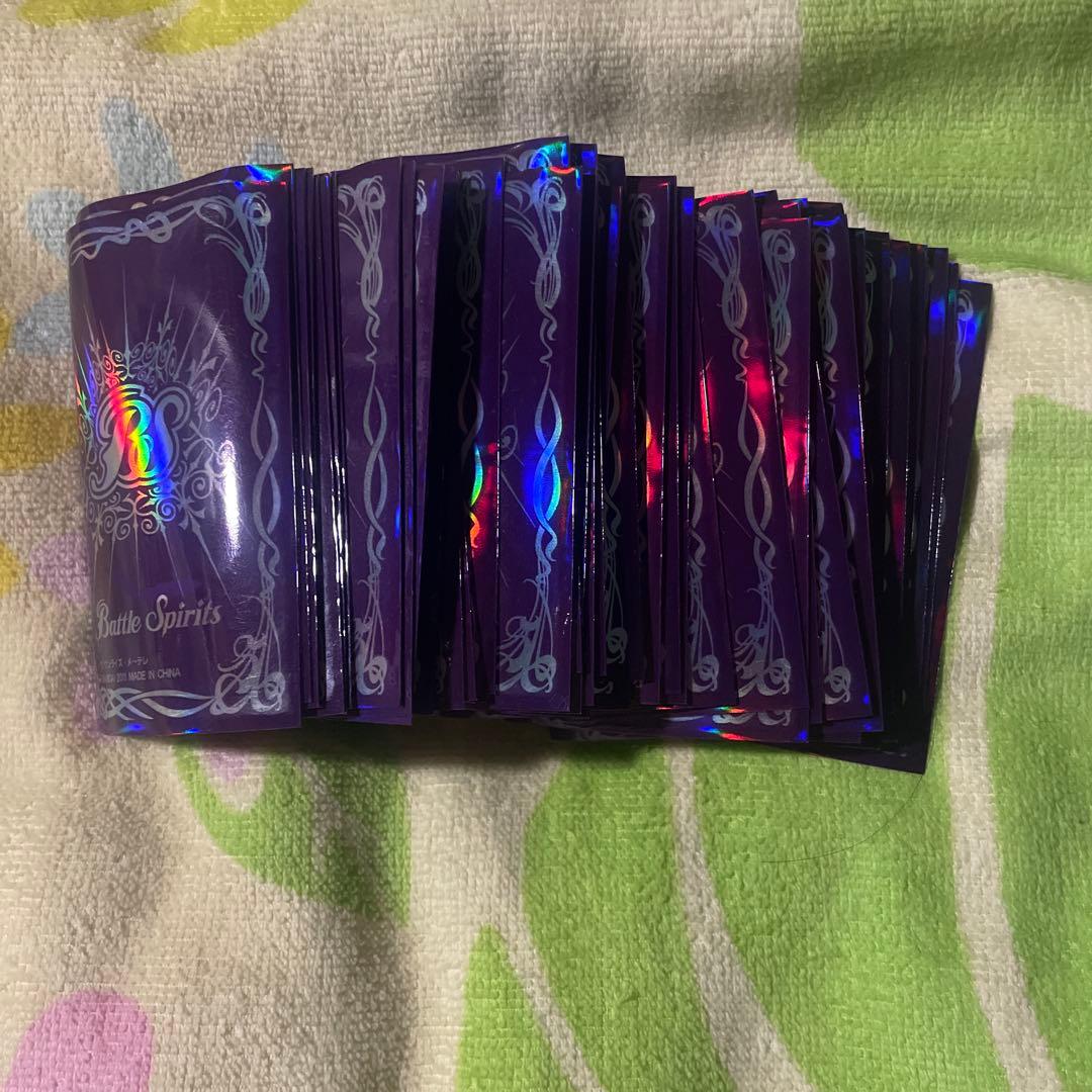 バトルスピリッツ バトスピ ダークパープル ホログラムスリーブ