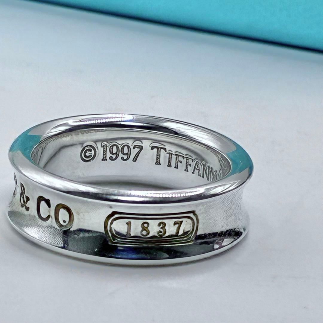 【大きいサイズ】ティファニー 15号 ナローリング シルバー 指輪 美品