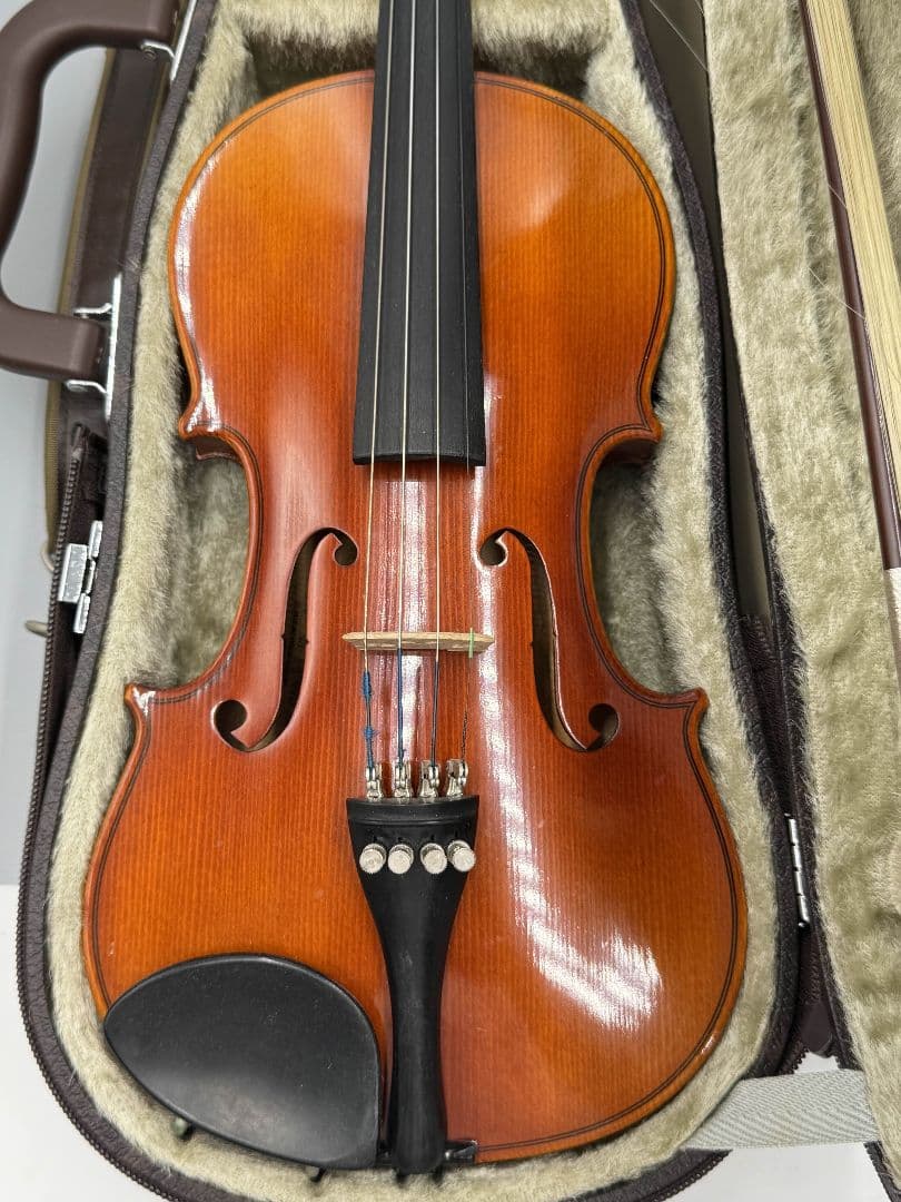 左下 スズキ バイオリン 1/2 バイオリン No.200 2001 弓ケース付
