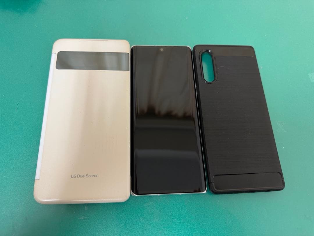 l-52a デュアルスクリーン付き ホワイト LG VELVET L-52A（デュアルスクリーン付き）の未使用品がイオシスで