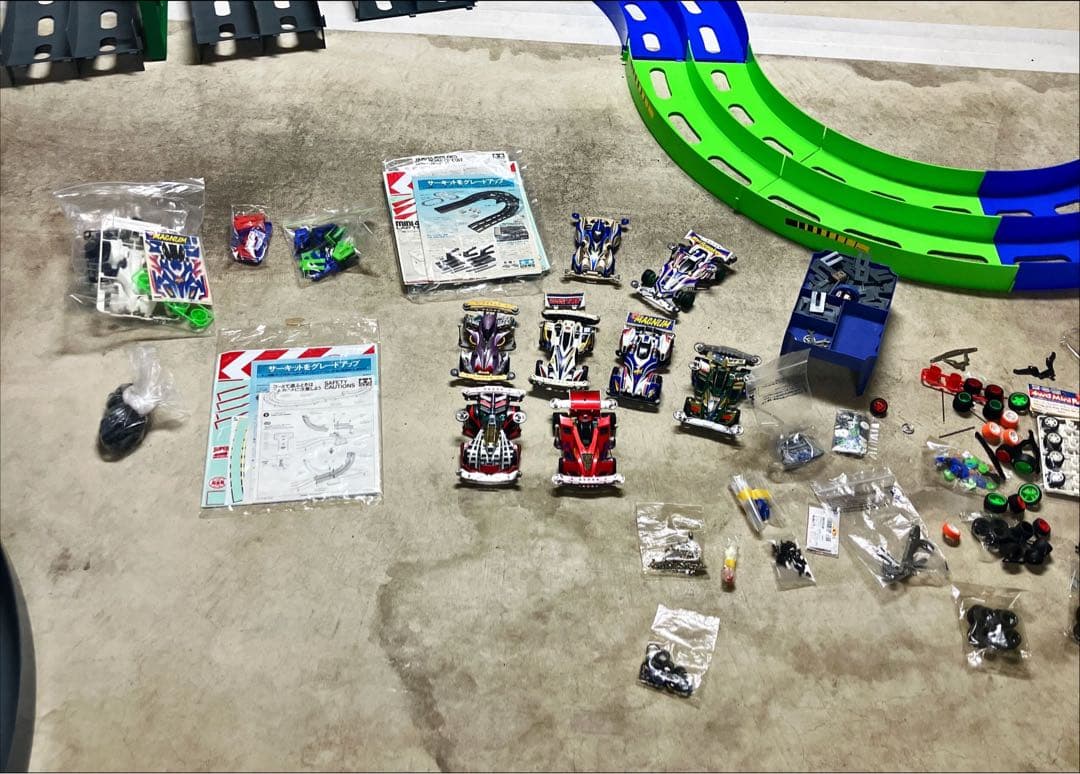 こ*こ様 ミニ四駆 オーバルホームサーキット バンクアプローチ ラップ