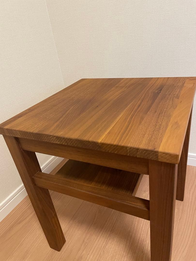 無印良品 木製サイドテーブルベンチ ウォールナット材