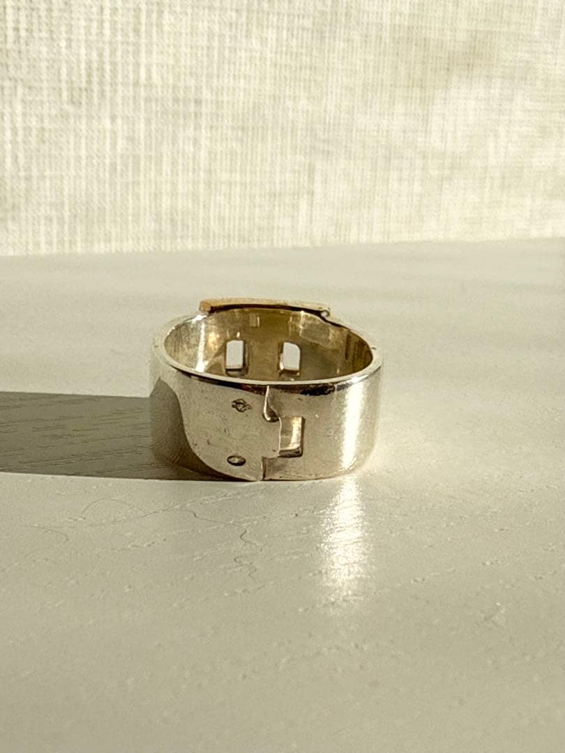 Hermes　エルメス　ヘラクレス　リング　コンビ　925×K18　51 10号