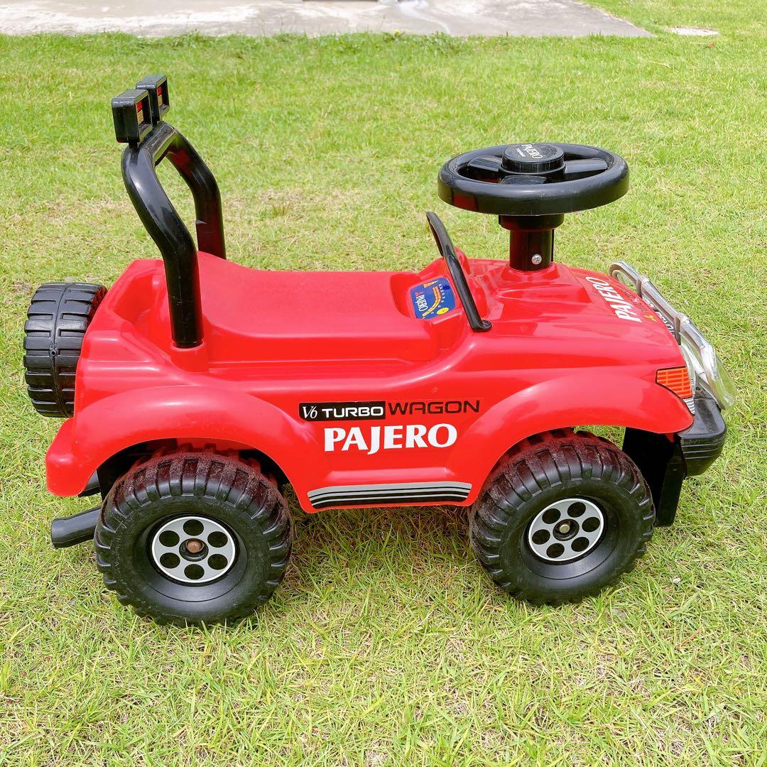レア】三菱 パジェロ 足蹴り 自動車 キッズ 車 - メルカリ
