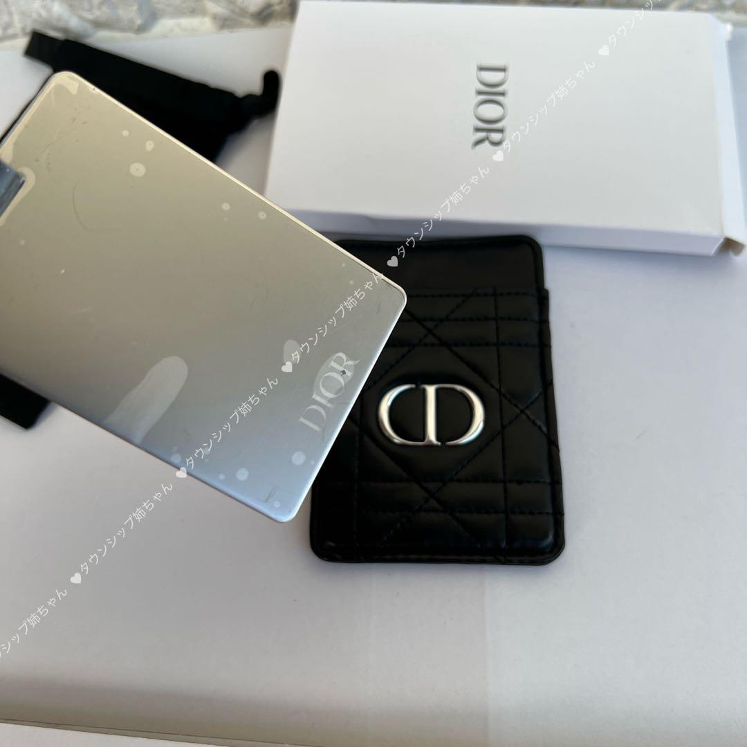 ♡ローズ♡ 　ディオール Dior ポケットミラー キルティングケース付き