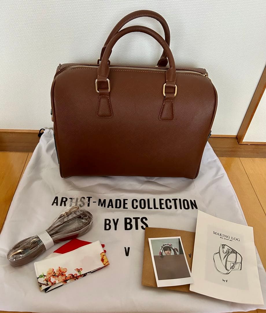 BTS Vテテ ボストンバッグ アーティストメイド風 BTS ARTIST MADE V