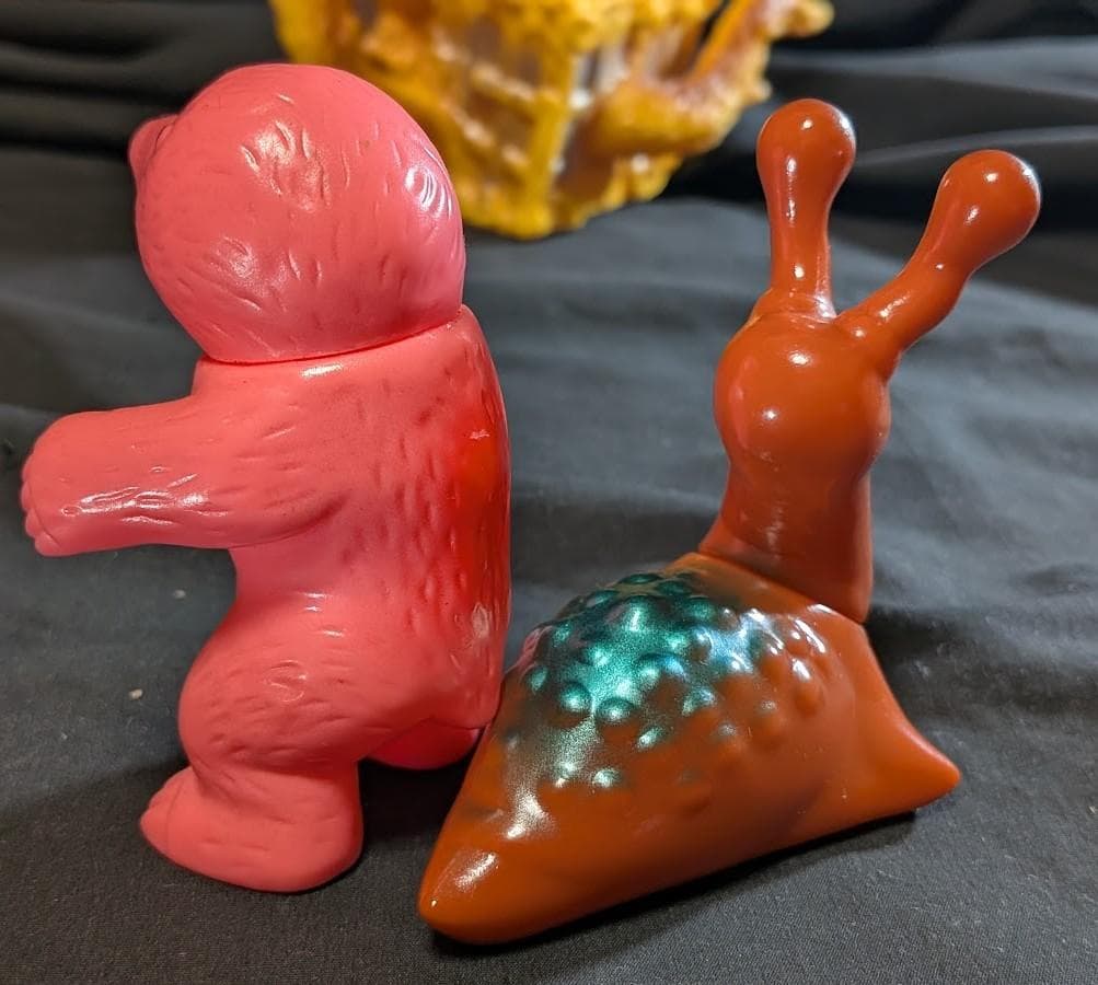 マンモスフラワー（マーミット）＆ナメゴン・モングラー（Ｍ１号）ソフビ３体セット