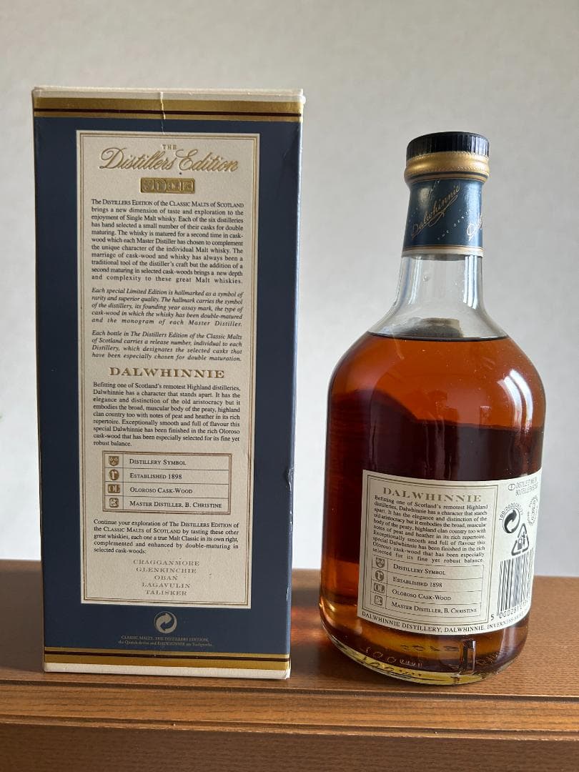 古酒・未開栓】 ダルウィニー1980ディスティラリーズ エディション700ml