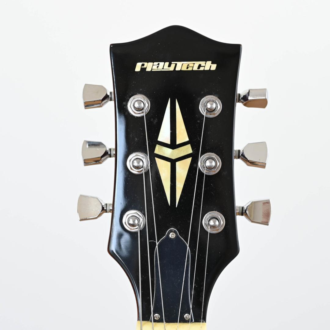 PLAYTECH レスポール型 Fフォール エレキギター サンバースト G006