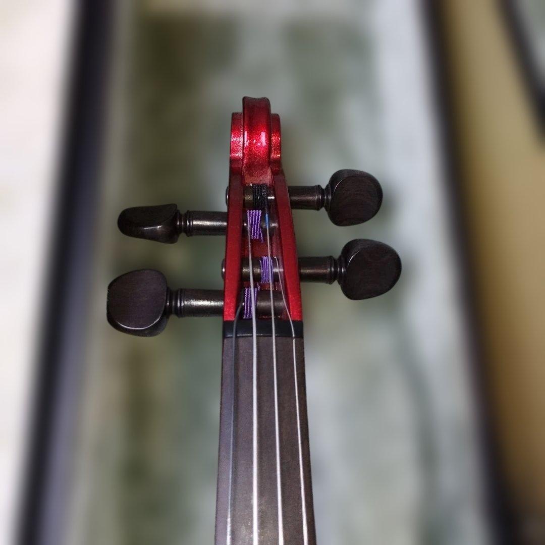 【極美品】YAMAHA SV-110 サイレントバイオリン 赤 付属品多数