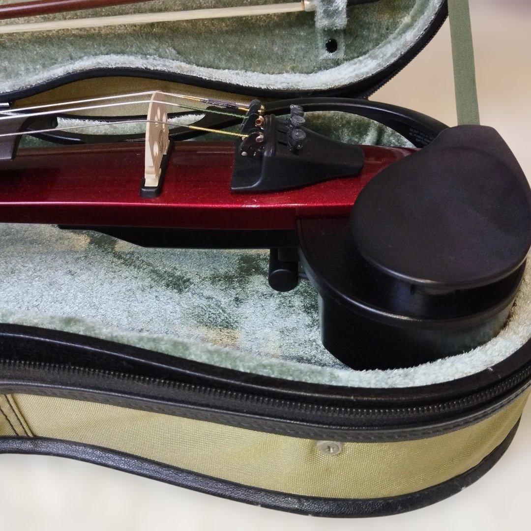 【極美品】YAMAHA SV-110 サイレントバイオリン 赤 付属品多数