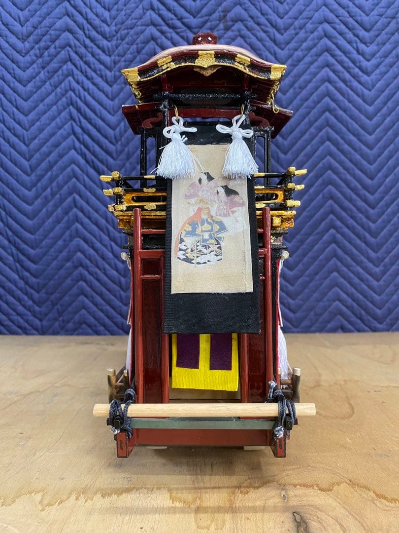 ユネスコ無形文化遺産登録 岐阜県大垣市の大垣まつりの山車のミニチュア