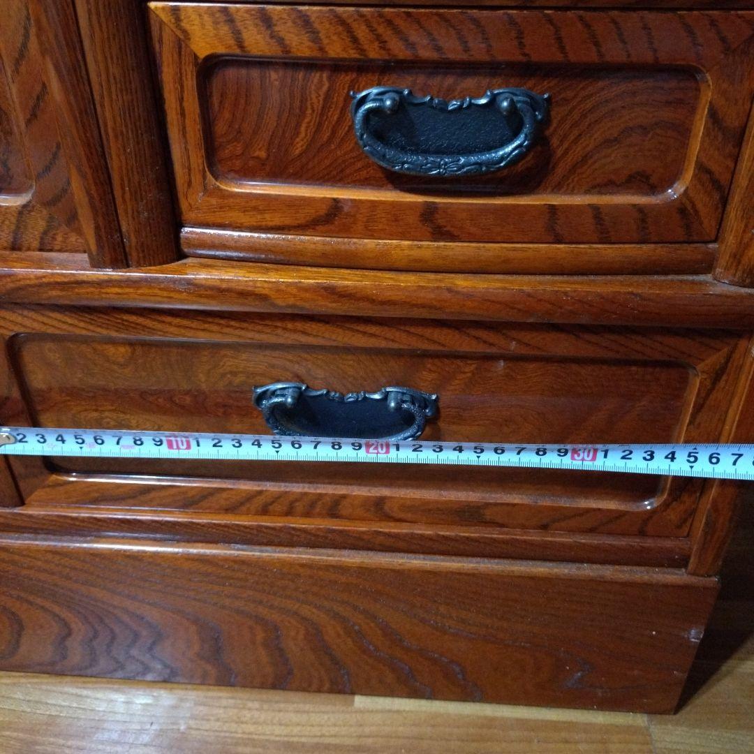 美品/欠損なし]半軒 茶箪笥 柿棚(下部)※上部同時購入要