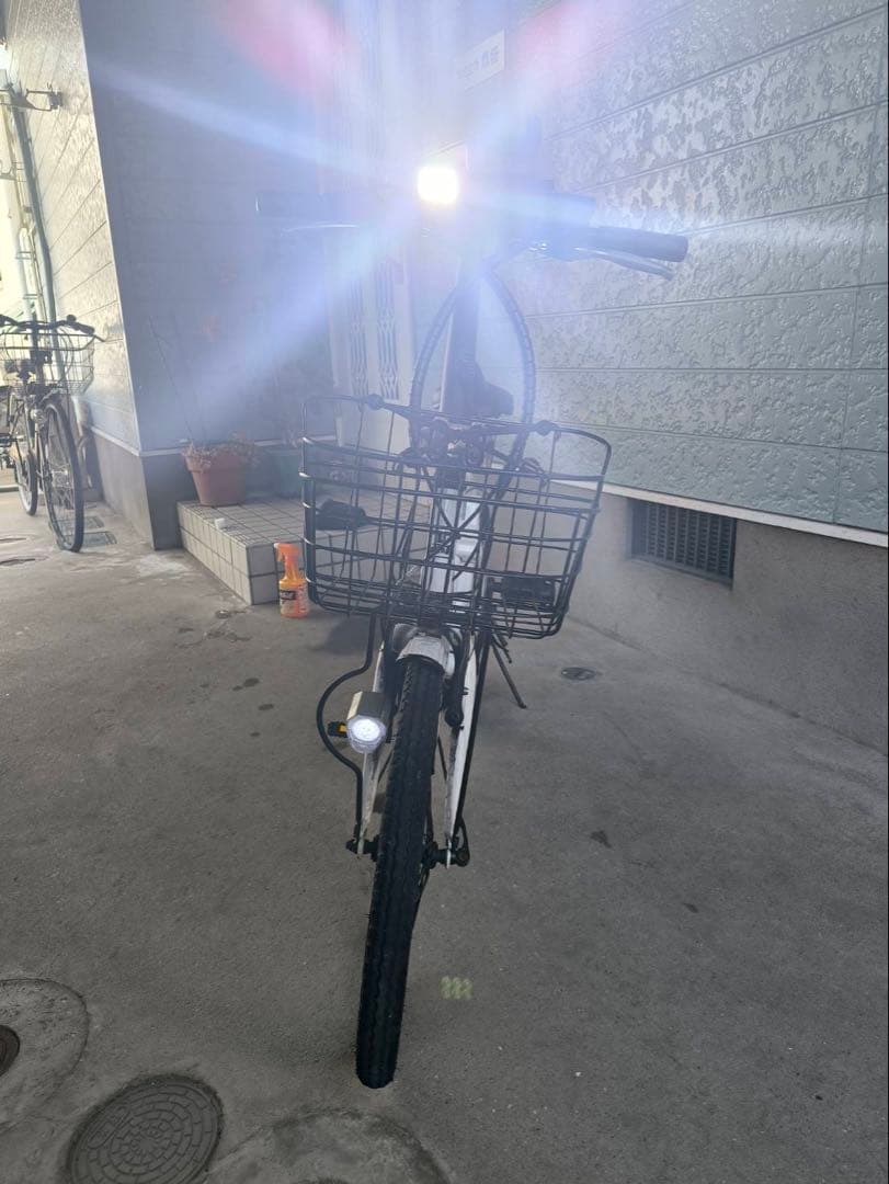 1割引？【福岡県限定】配達無料！激安！！折りたたみ電動アシスト自転車（ホワイト）