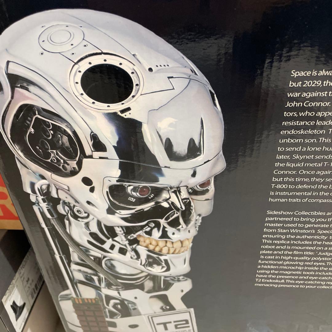サイドショー ターミネーター2 T-800ライフサイズコレクティブルエンドスカル