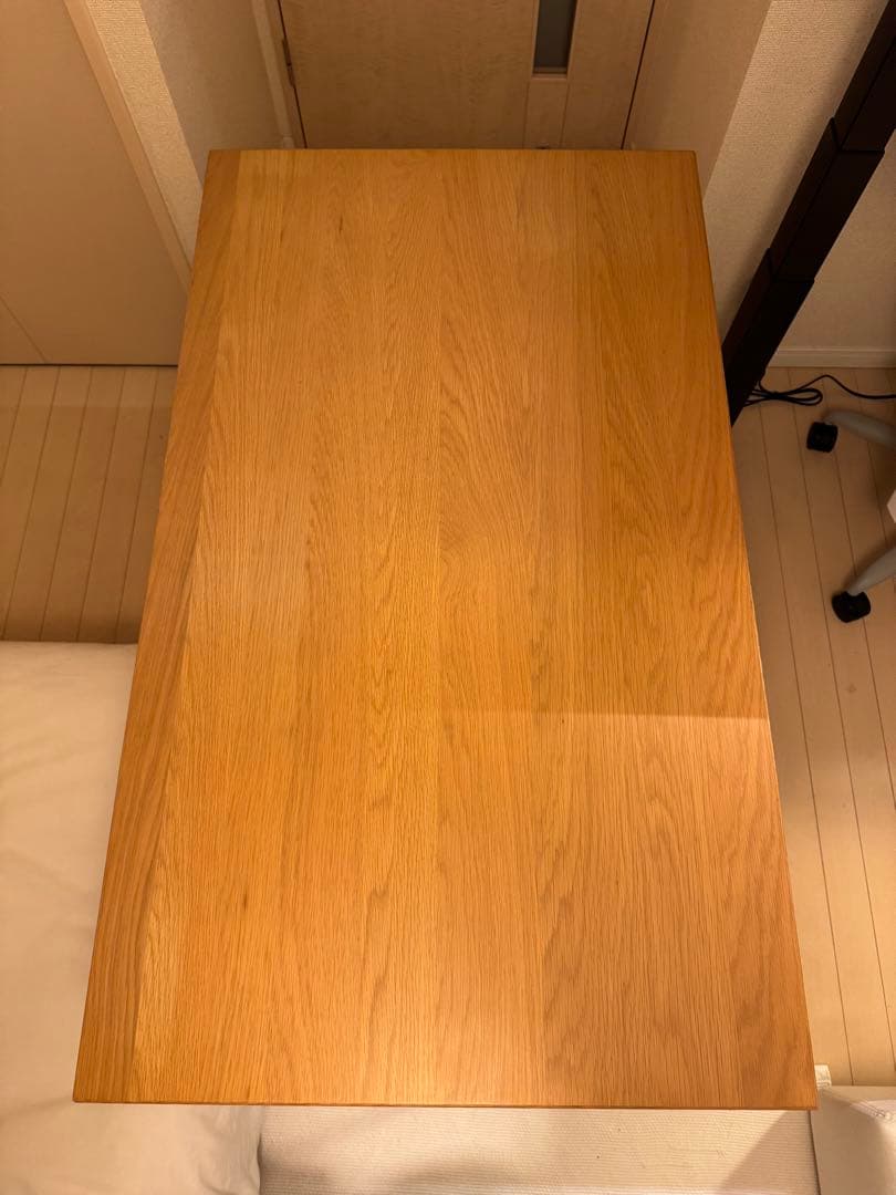 木製折りたたみテーブル（オーク材突板／幅120cm）