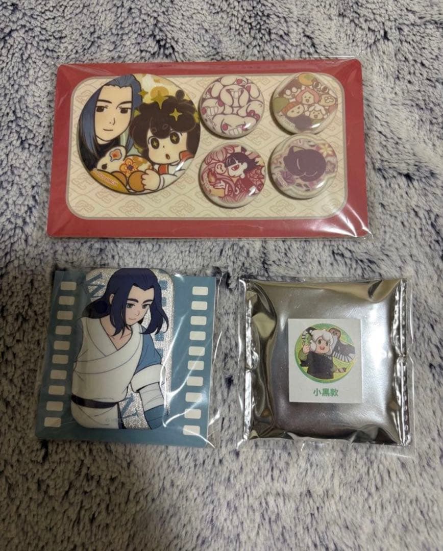 羅小黒戦記 ムゲン 無限 小黒 シャオヘイ 缶バッジ セット - メルカリ