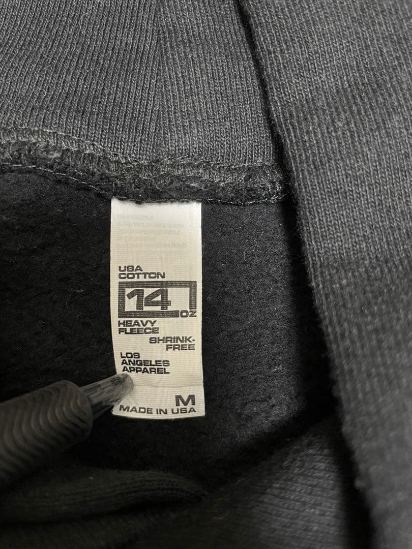 LOS ANGELES APPAREL ロサンゼルスアパレル パーカー　ブラック