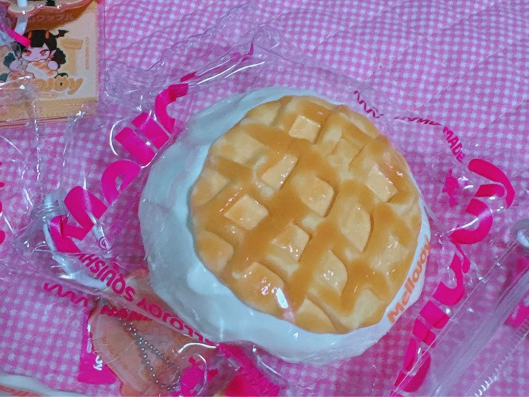 Mellojoyとろんスクイーズメロジョイ ワッフル まるさんかくしかくスクエア