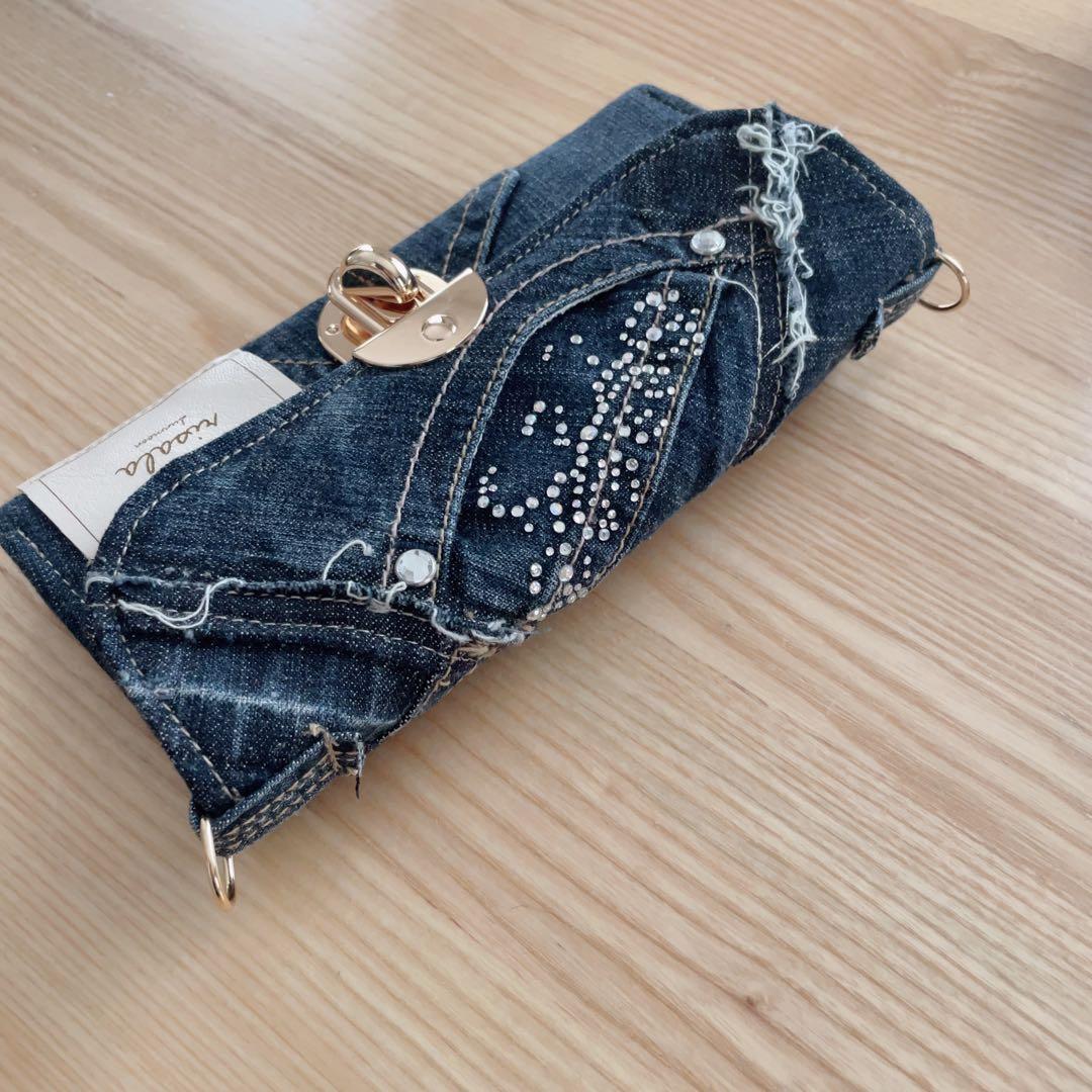 Azum デニム リメイク ウォレット