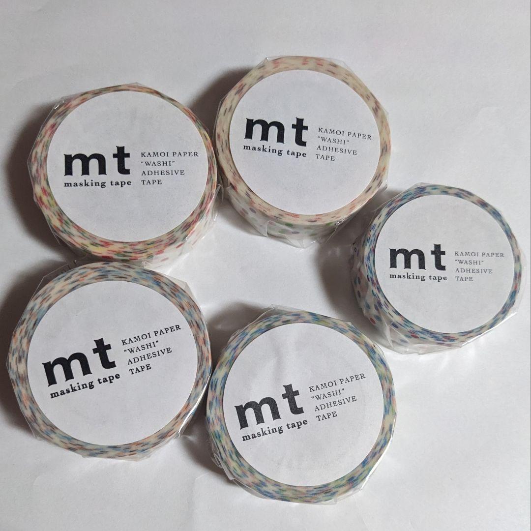 mt マスキングテープ ドロップ柄　5点