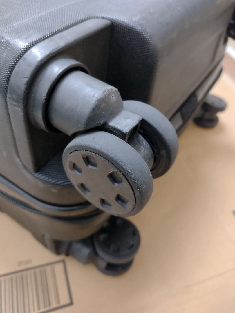 無印良品 キャリーケース36Lブラック 車輪ストッパー付 良品 機内持ち込み