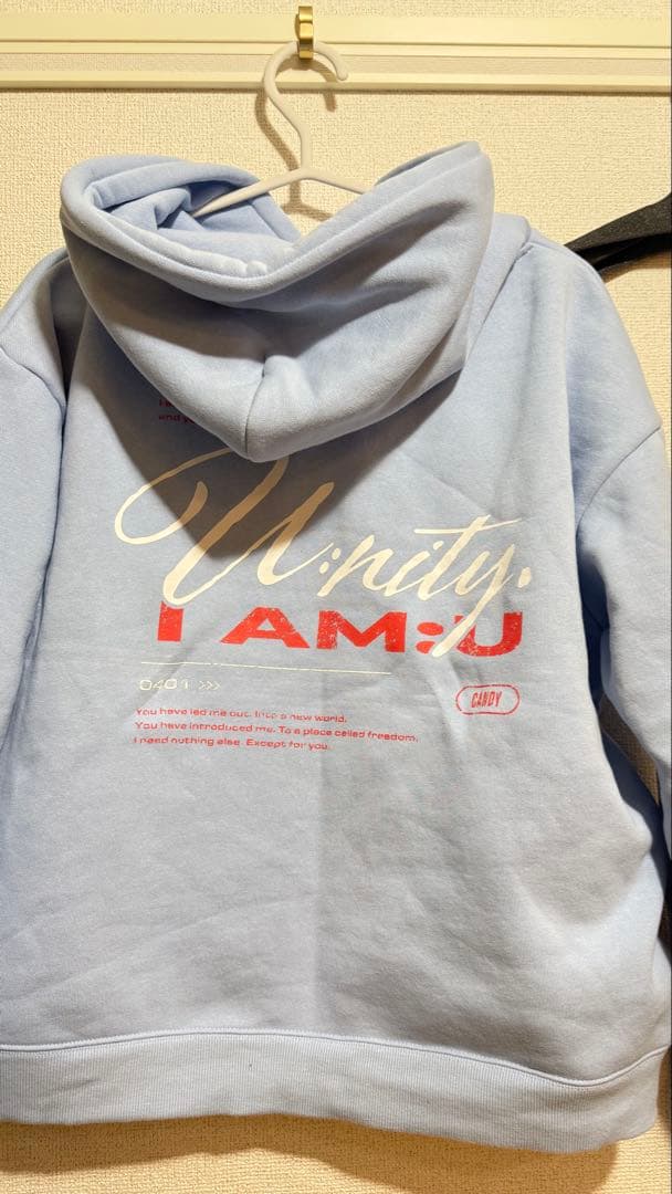 中島健人 ケンティー IAMU FC限定グッズ パーカー ライトブルーsmall