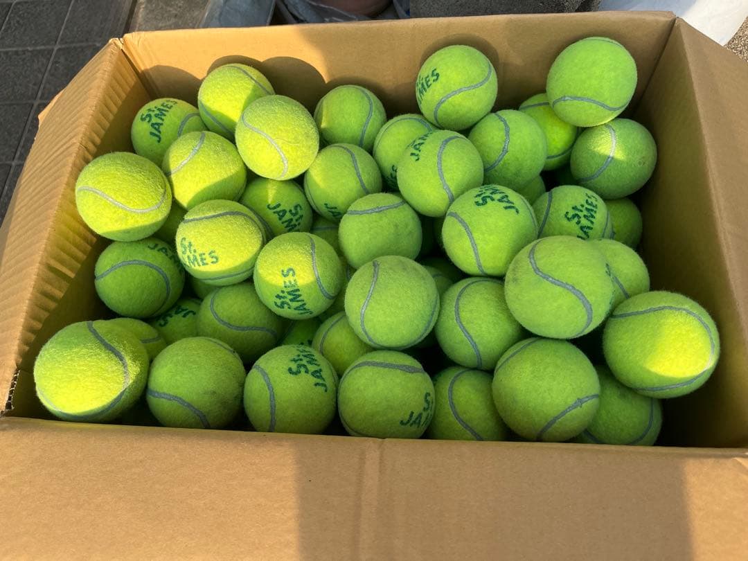 硬式テニスボール 100球 セントジェームス - メルカリ