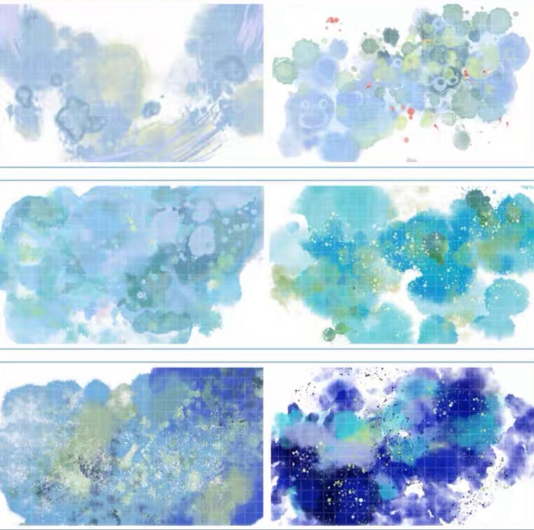 PET 10cm×5m 萤夜 海外マスキングテープ