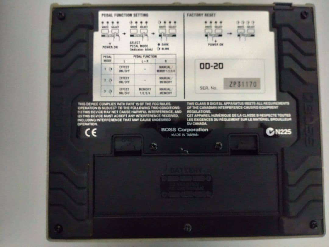 中古BOSS OD-20 DRIVE ZONE オーバードライブディストーション