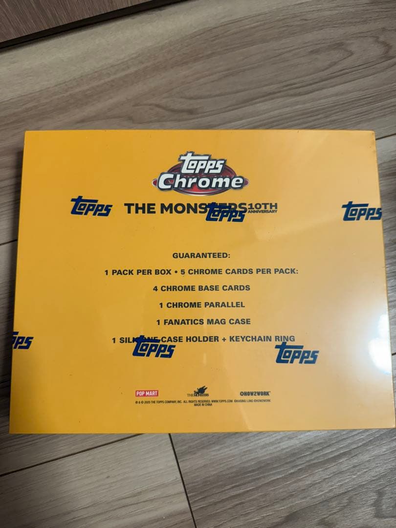その他 2025 Topps Chrome Labubu Anniversary Box