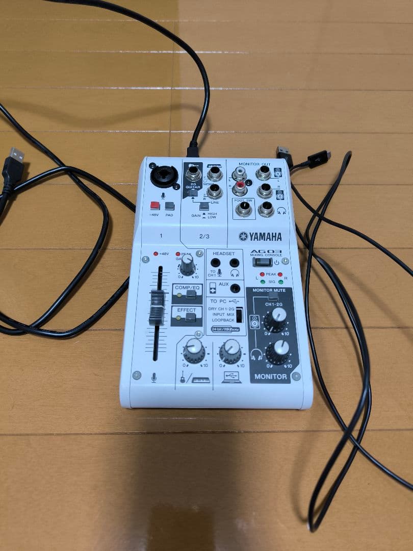 YAMAHA AG03 USBオーディオインターフェース ミキサー