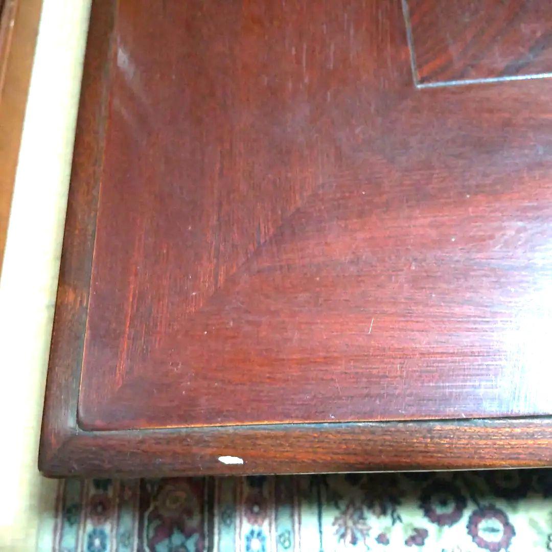 送料込:たのメル便】昭和レトロ 木製座卓 ダークブラウン