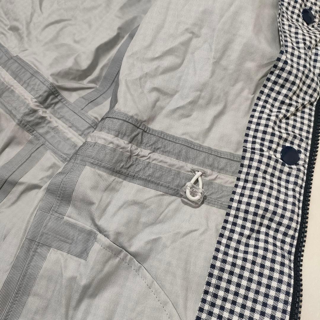 【新品タグ付き】マンシングウェア　レインウェア　コート　ギンガムチェック　LL